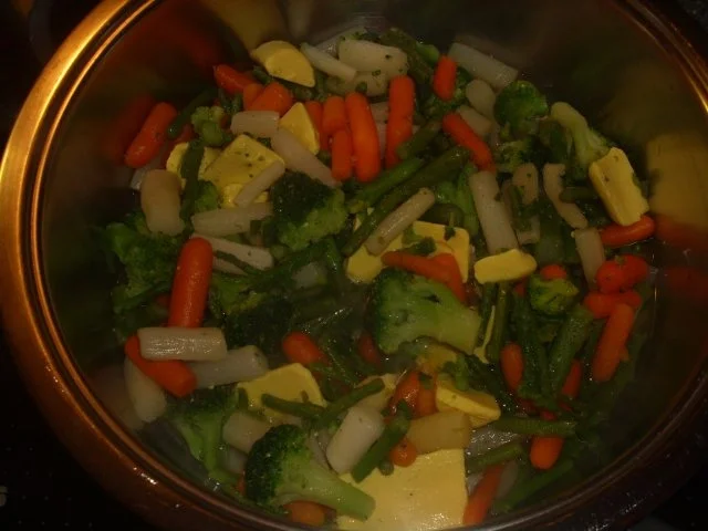 Pasta in Gemüse-Gorgonzola Sosse - Rezept - Bild Nr. 2