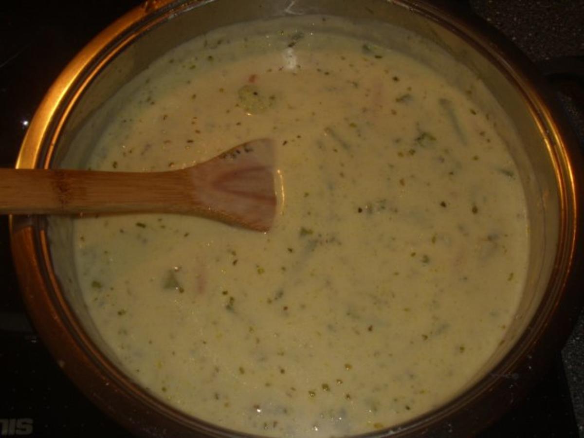 Pasta in Gemüse-Gorgonzola Sosse - Rezept - Bild Nr. 4