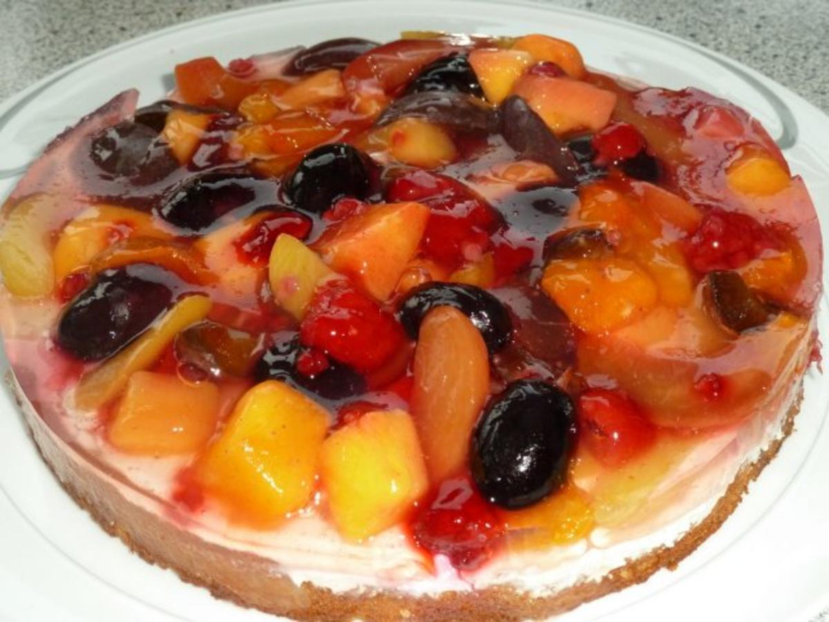 Obstkuchen mit Gelatine und Nektarinen Rezepte - kochbar.de