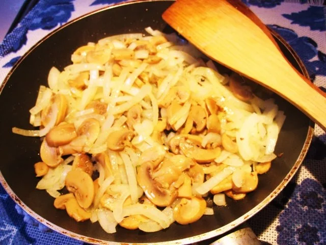 Rezept: Reis mit Zwiebel-Champignons ... Bild Nr. 3 Reis mit Zwiebel-Champignons ... - Rezept - Bild Nr. 3