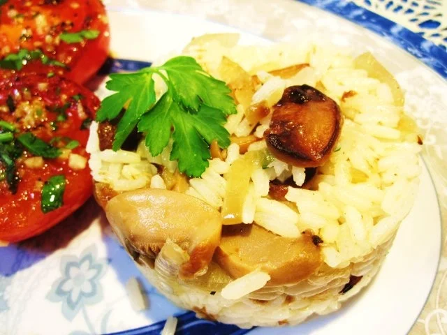 Rezept: Reis mit Zwiebel-Champignons ... Bild Nr. 6 Reis mit Zwiebel-Champignons ... - Rezept - Bild Nr. 6