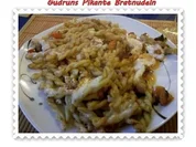 Nudeln: Bratnudeln mit Paprika, Käse und Speck - Rezept