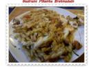 Nudeln: Bratnudeln mit Paprika, Käse und Speck - Rezept