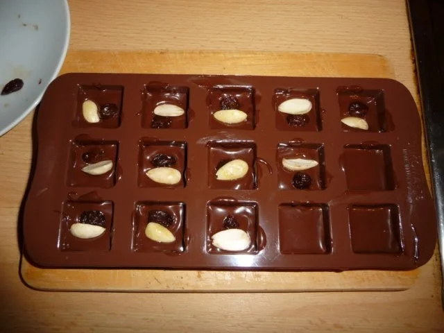 Rum-Traube-Nuss Pralinen - Rezept - Bild Nr. 4