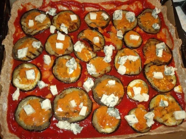 Auberginen-Pizza - Rezept