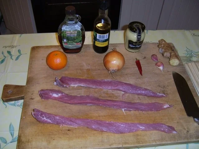 Lendenschlangen in Orangenmarinade - Rezept - Bild Nr. 2