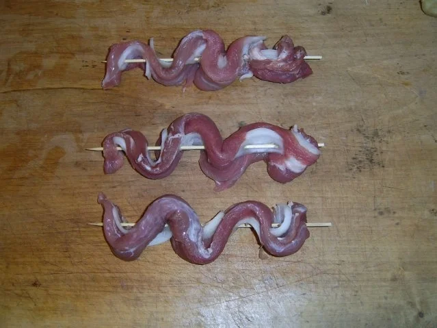 Lendenschlangen in Orangenmarinade - Rezept - Bild Nr. 4