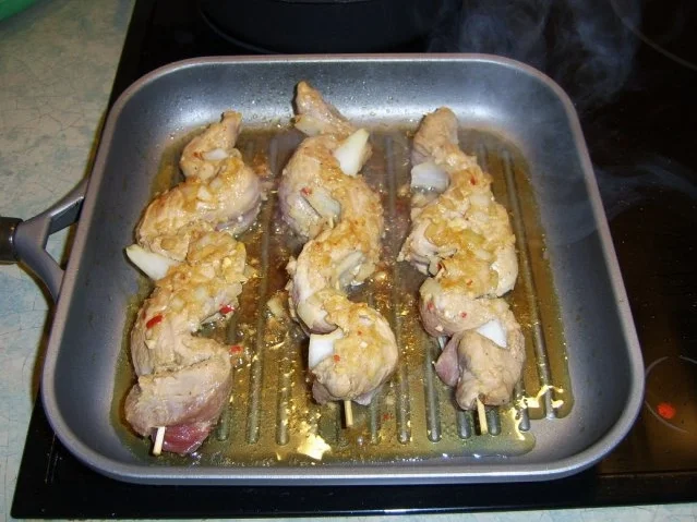 Lendenschlangen in Orangenmarinade - Rezept - Bild Nr. 9