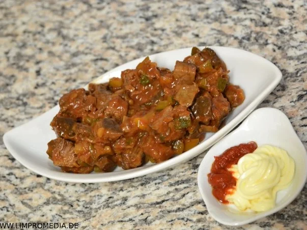 Rezept: Rindfleischsalat, finish Bild Nr. 2 Rindfleischsalat, finish - Rezept - Bild Nr. 2