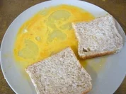 Eiertoast mit Leberkäse und Krautsalat - Rezept