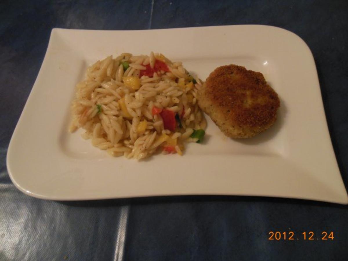 Salat: Reisnudelsalat und Fischbouletten - Rezept - Bild Nr. 2