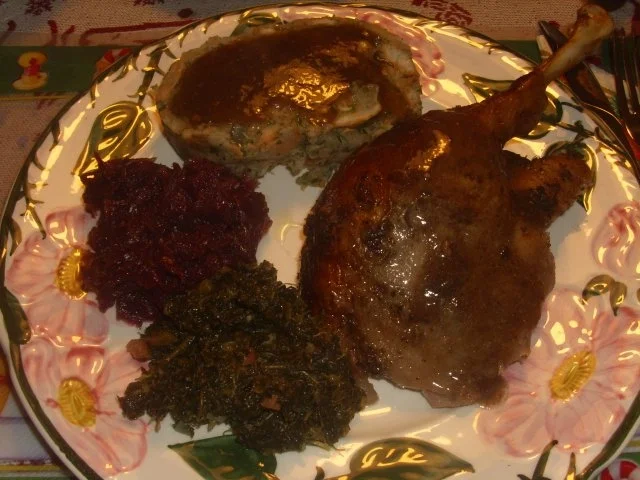 Rezept: Gänsebraten mit der Niedriggar Methode Gänsebraten mit der Niedriggar Methode - Rezept