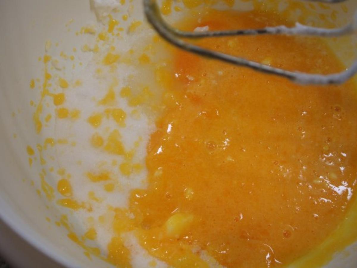 Backen: Schneller Orangen-Biskuit als Basis für Desserts oder kleine Törtchen - Rezept - Bild Nr. 2