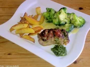 Schweinefilet mit Bacon & Nusspesto - Rezept