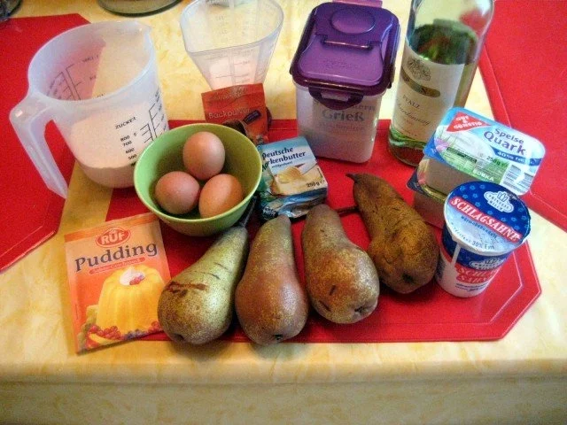 Quark Birnen Kuchen - Rezept - Bild Nr. 2