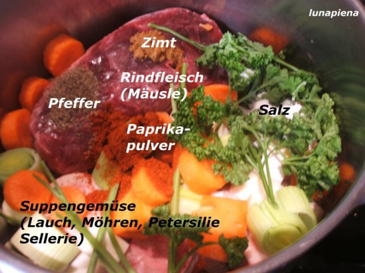 Suppen: Feine Rinderbrühe - Rezept - Bild Nr. 3