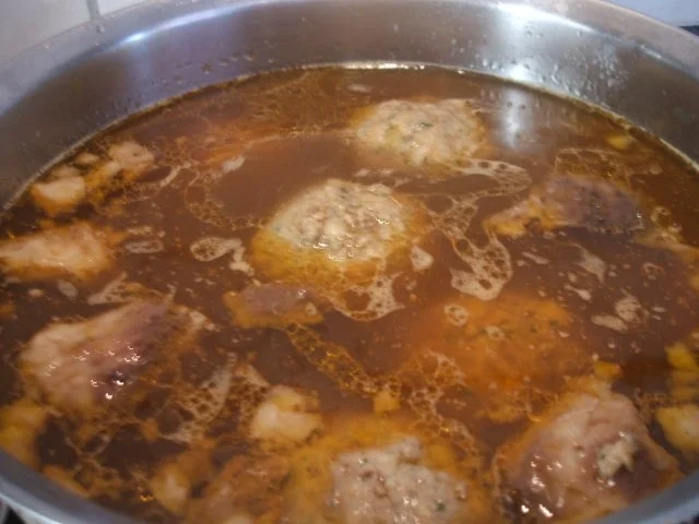 Rezept: Knödel: Meine Leberknödel Bild Nr. 8 Knödel: Meine Leberknödel - Rezept - Bild Nr. 8