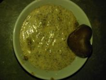 Mohn- Marzipan Creme mit Lebkuchen - Rezept