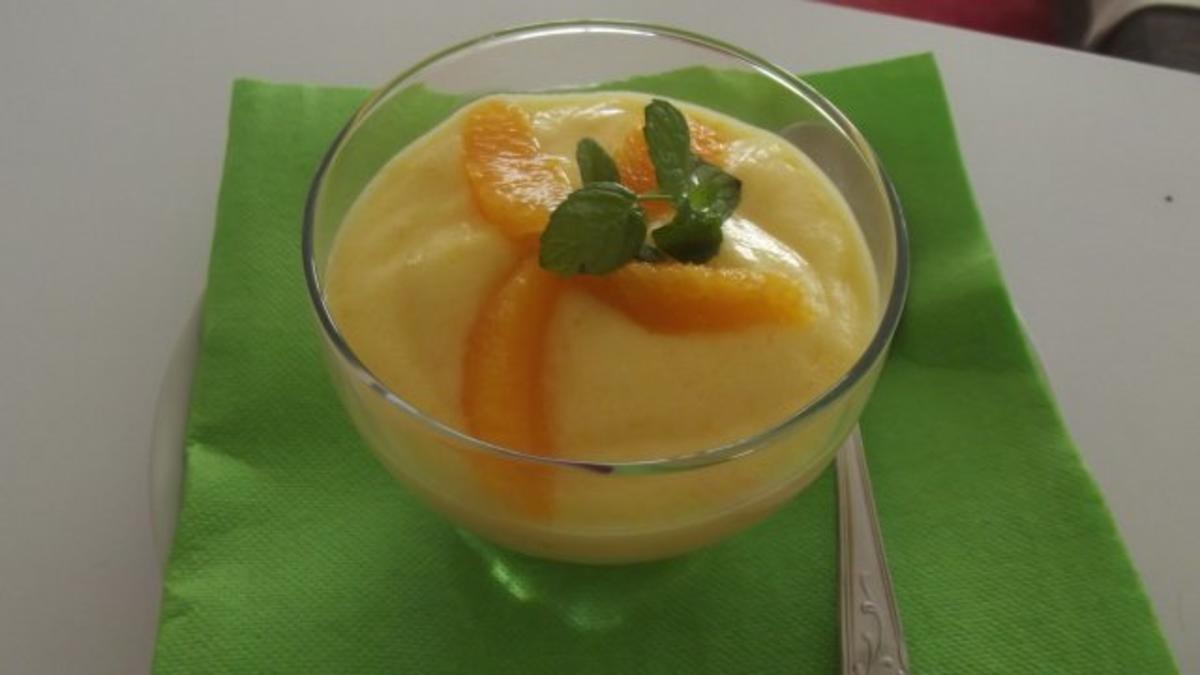 Orangenmousse - Rezept