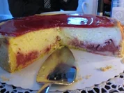 Erdbeer-Käsekuchen mitTopping - Rezept