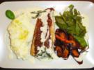 Red Snapper Filet mit Gemüse und Butter-Salbei-Sauce - Rezept