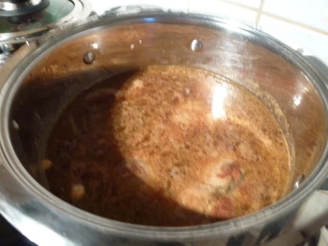 Rezept: Hirschrouladen klassischer Art, aber ohne Alkohol Bild Nr. 5 Hirschrouladen klassischer Art, aber ohne Alkohol - Rezept - Bild Nr. 5