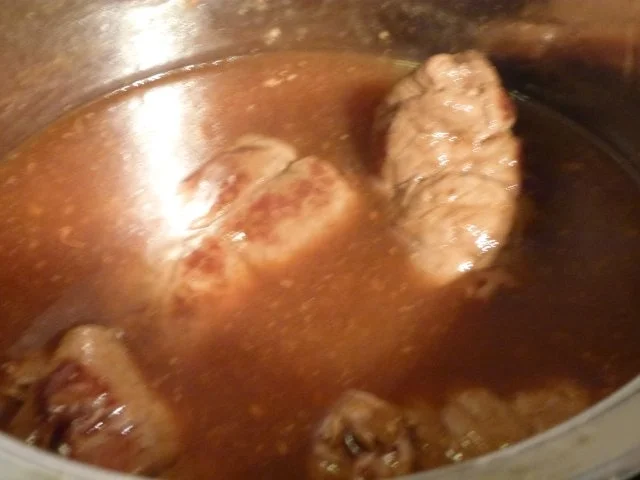 Rezept: Hirschrouladen klassischer Art, aber ohne Alkohol Bild Nr. 8 Hirschrouladen klassischer Art, aber ohne Alkohol - Rezept - Bild Nr. 8