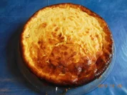 Kuchen: Quarkkuchen ohne Boden - Rezept