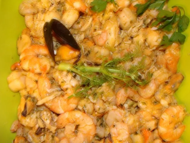 Rezept: Festtagssalat : Mehr vom Meer. Bild Nr. 6 Festtagssalat : Mehr vom Meer. - Rezept - Bild Nr. 6