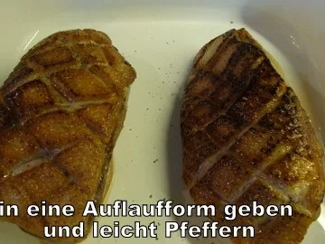 Rezept: Entenbrust in Weinsoße Bild Nr. 4 Entenbrust in Weinsoße - Rezept - Bild Nr. 4