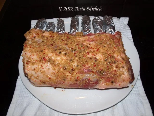 Karree vom Duroc-Schwein "rückwärts" gegart - Rezept - Bild Nr. 2