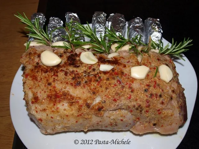 Karree vom Duroc-Schwein "rückwärts" gegart - Rezept - Bild Nr. 4