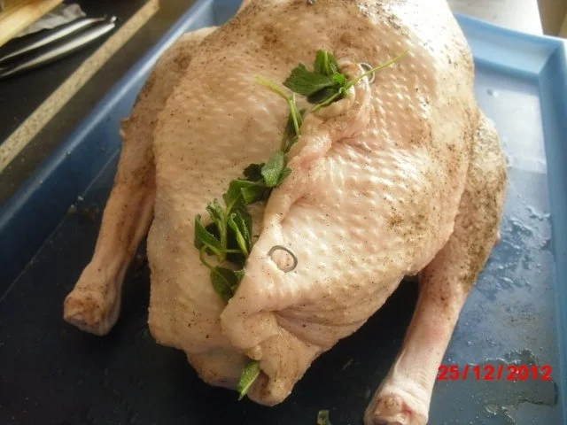 Gans mit Orangen-Apfel-Füllung - Rezept - Bild Nr. 8