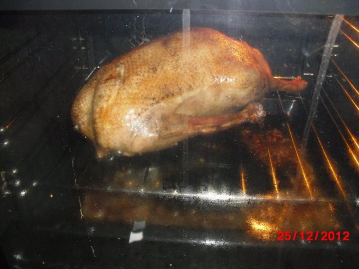 Gans mit Orangen Apfel Füllung - 318 kcal/100g