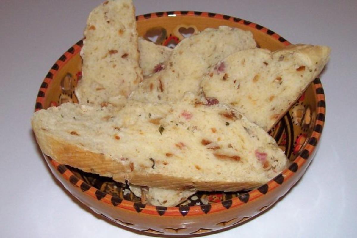Zwiebel-Schinken-Brot - Rezept