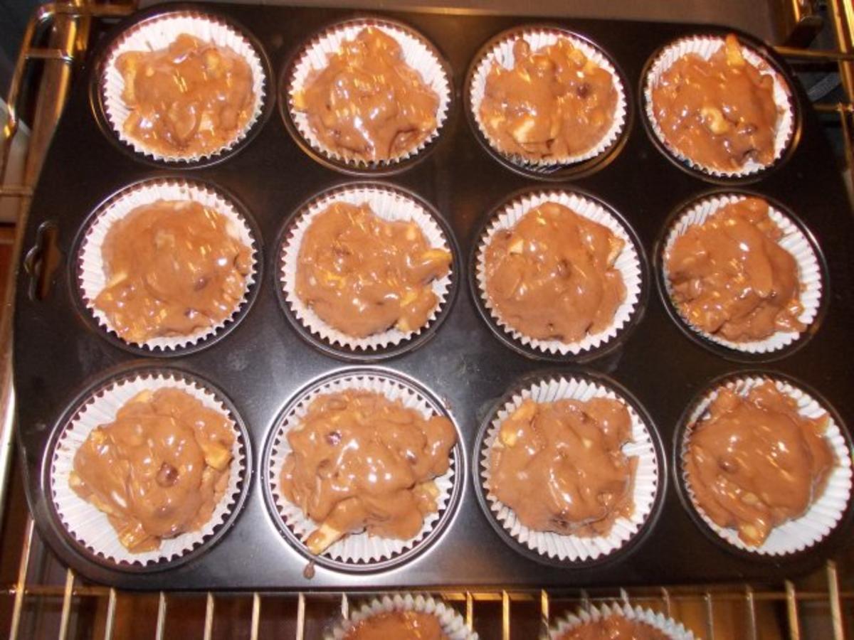 Apfel-Schoko-Muffins - Rezept - Bild Nr. 5