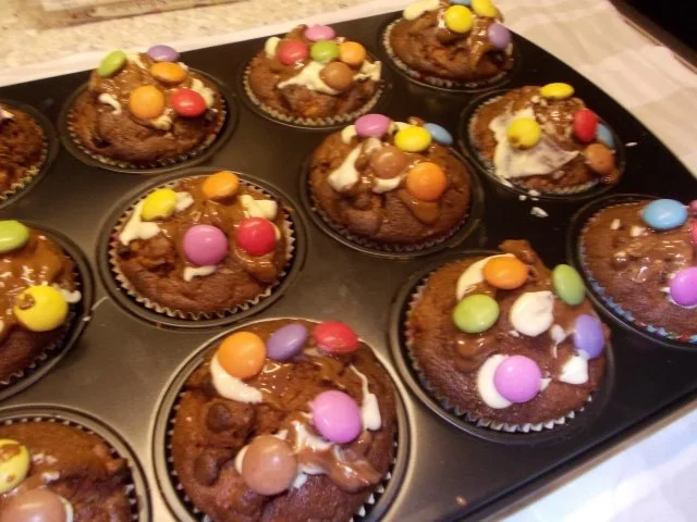 Apfel-Schoko-Muffins - Rezept - Bild Nr. 6