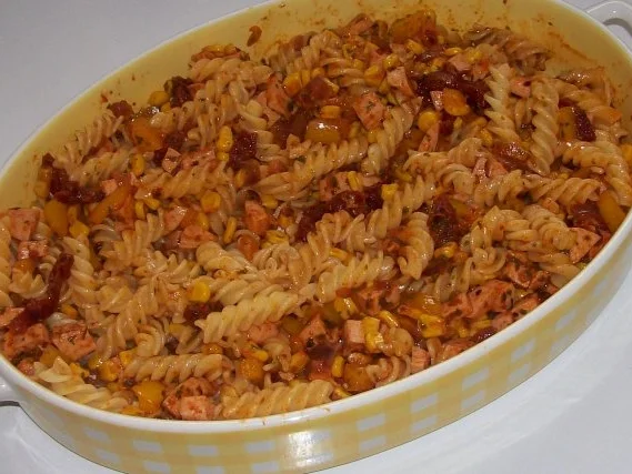 Pikanter Nudel-Gemüse-Auflauf mit Raclette-Käse - Rezept - Bild Nr. 5