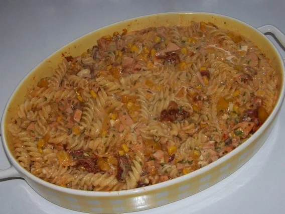 Pikanter Nudel-Gemüse-Auflauf mit Raclette-Käse - Rezept - Bild Nr. 7