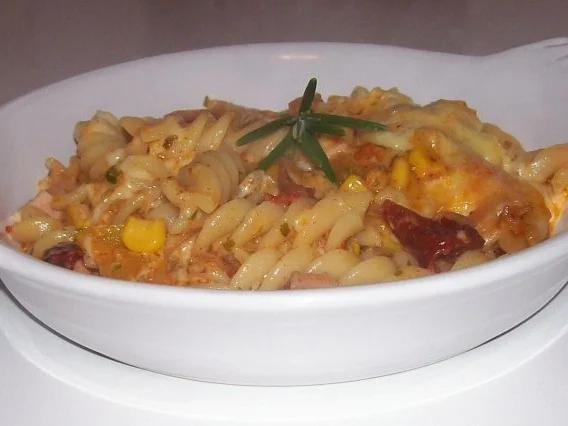 Pikanter Nudel-Gemüse-Auflauf mit Raclette-Käse - Rezept - Bild Nr. 11