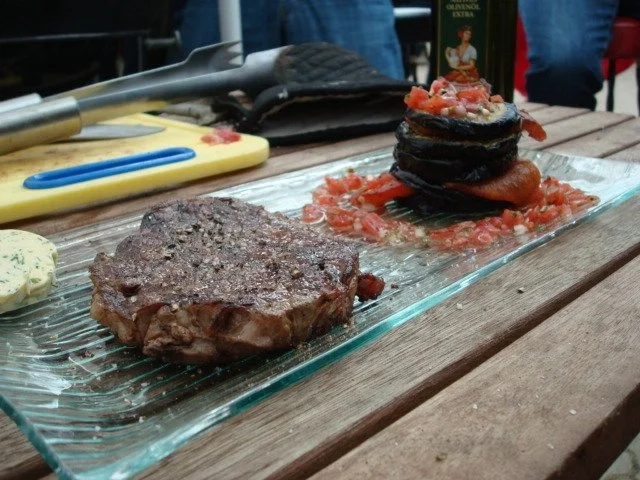 Rezept: Auberginen-Paprika-Türmchen Auberginen-Paprika-Türmchen - Rezept