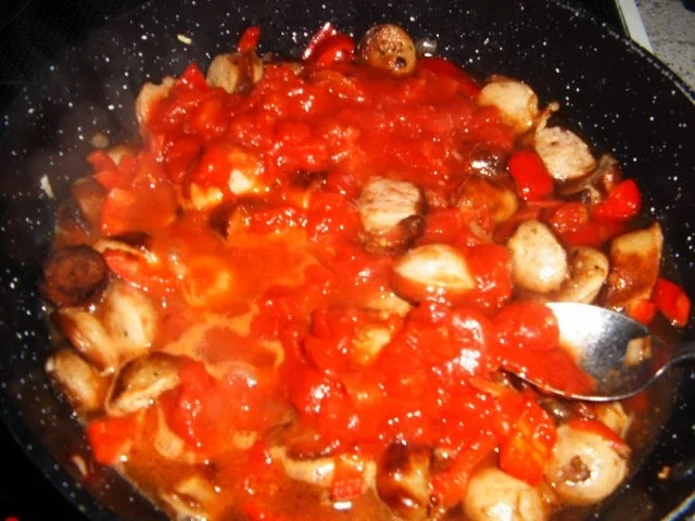 Nudel -Bratwurst-Weißwurstpfanne - Rezept - Bild Nr. 5