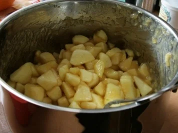 Rezept: Apfelkuchen mit Creme fraiche Apfelkuchen mit Creme fraiche - Rezept