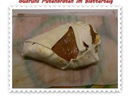 Rezept: Geflügel: Putenbraten im Teigmantel mit Sesamsoße und grüne Bohnen im Schinkenmantel Bild Nr. 8 Geflügel: Putenbraten im Teigmantel mit Sesamsoße und grüne Bohnen im Schinkenmantel - Rezept - Bild Nr. 8