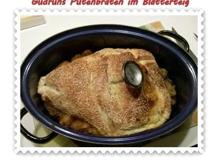 Rezept: Geflügel: Putenbraten im Teigmantel mit Sesamsoße und grüne Bohnen im Schinkenmantel Bild Nr. 12 Geflügel: Putenbraten im Teigmantel mit Sesamsoße und grüne Bohnen im Schinkenmantel - Rezept - Bild Nr. 12