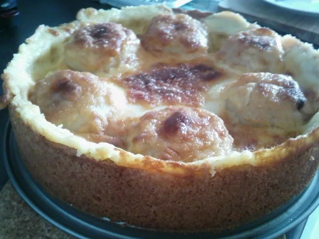 Bratapfel-Kuchen mit Schmand - Rezept - Bild Nr. 3