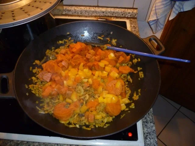 Pfannengericht - Süsskartoffel-Hackfleisch-Pfanne - Rezept - Bild Nr. 3