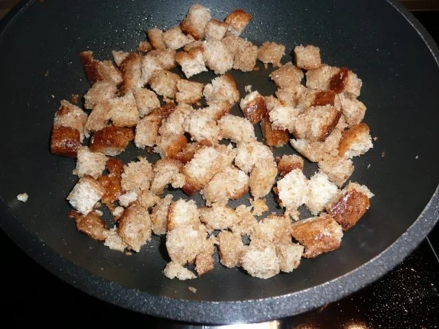 Hirschbraten mit Kartoffel-Plätzchen,Pfifferlingen und Jägersalat - Rezept - Bild Nr. 6