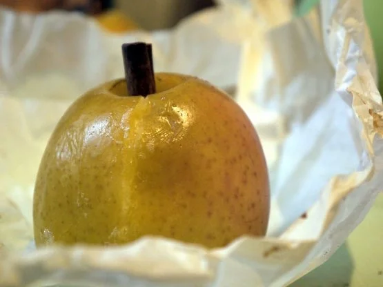 Rezept: Gebackene Äpfel mit süsser Béchamelsauce Bild Nr. 10 Gebackene Äpfel mit süsser Béchamelsauce - Rezept - Bild Nr. 10