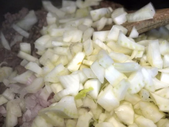 Rezept: Fenchel-Hackfleisch-Sauce mit Tagliatelle Bild Nr. 9 Fenchel-Hackfleisch-Sauce mit Tagliatelle - Rezept - Bild Nr. 9